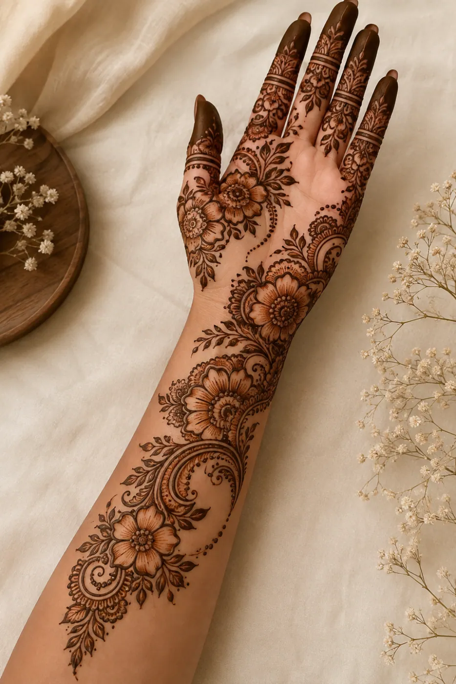Beautiful Arabic Mehndi Design #4