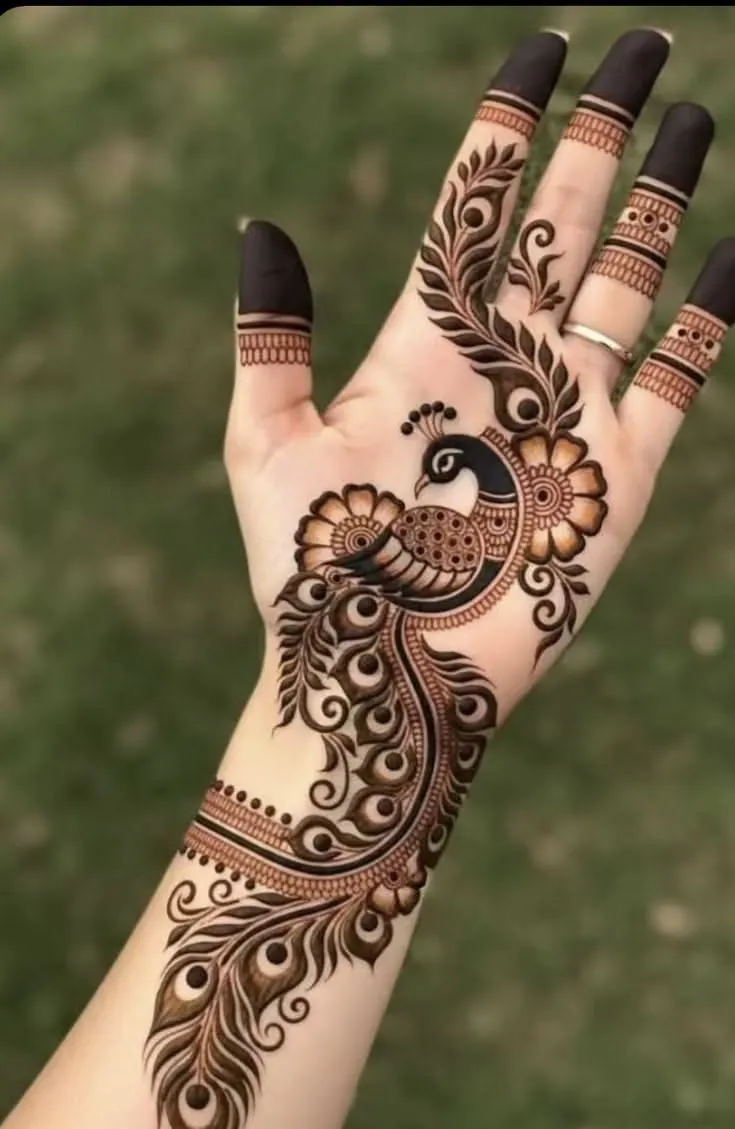 Latest Arabic Mehndi Design #5