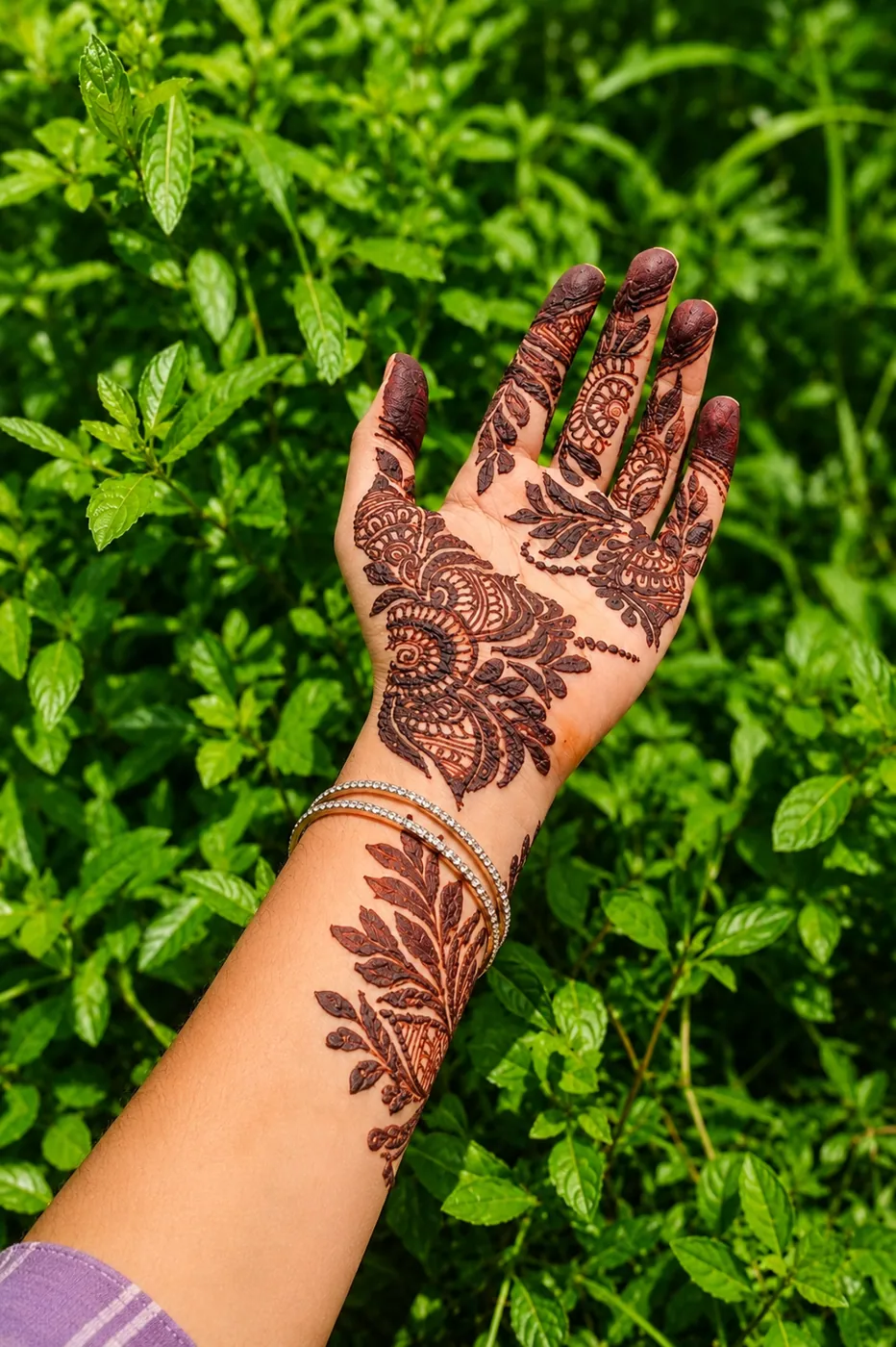 Modern Arabic Mehndi Design #51