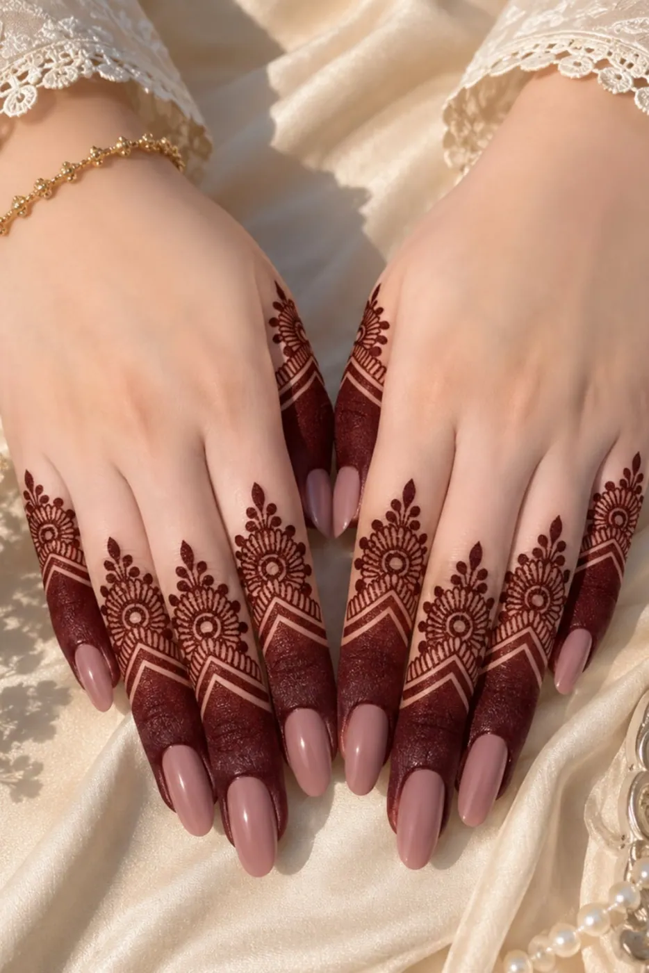 Latest Finger Mehndi Design #15