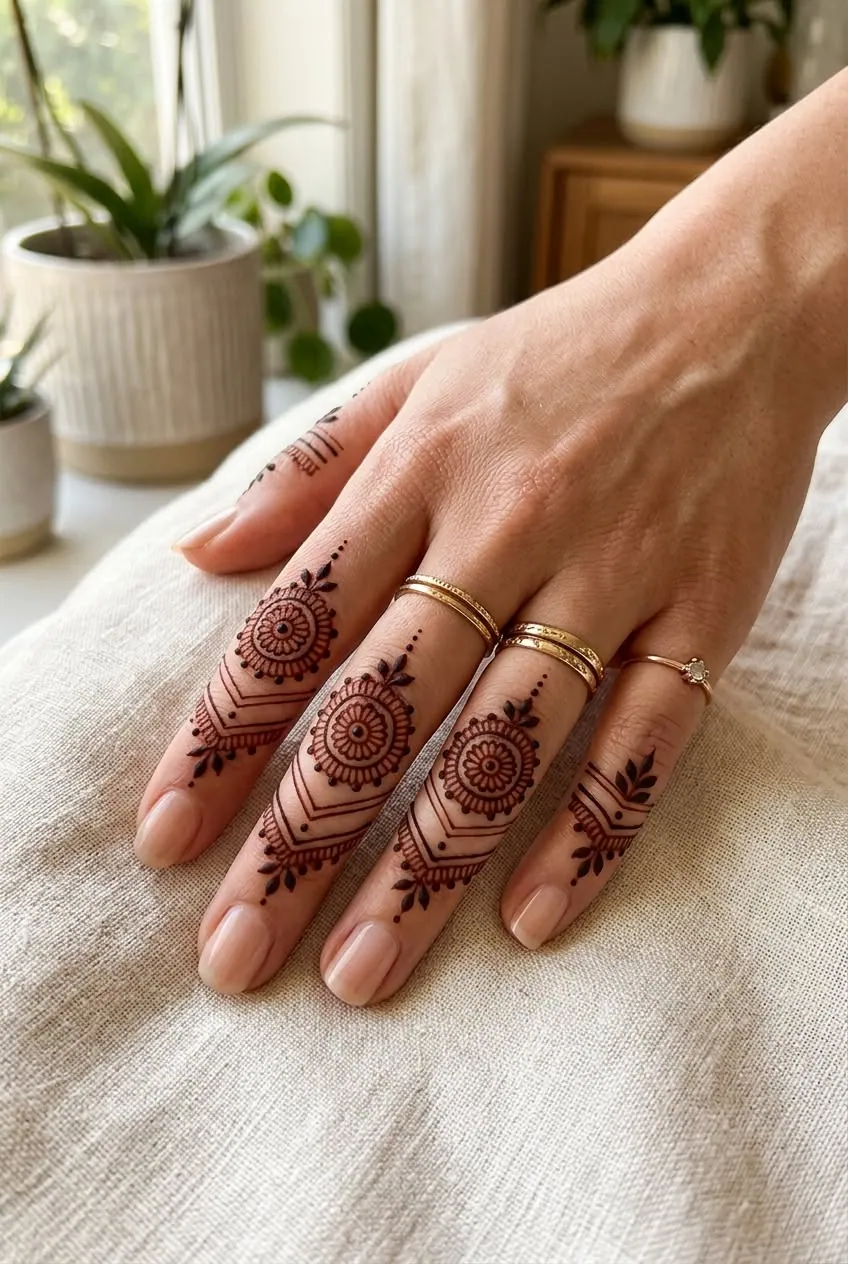 Finger Mehndi Design