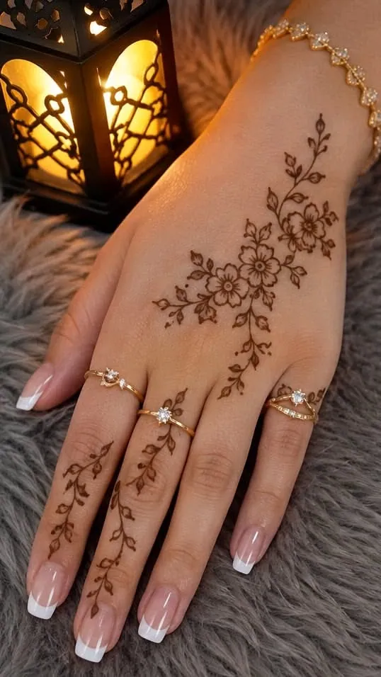 Modern Simple Mehndi Design #101