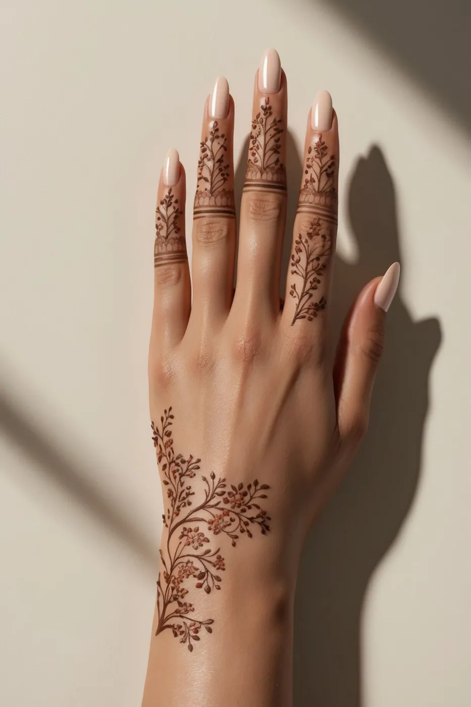 Elegant Simple Mehndi Design #120