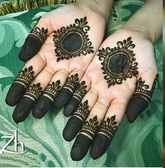 Modern Simple Mehndi Design #171