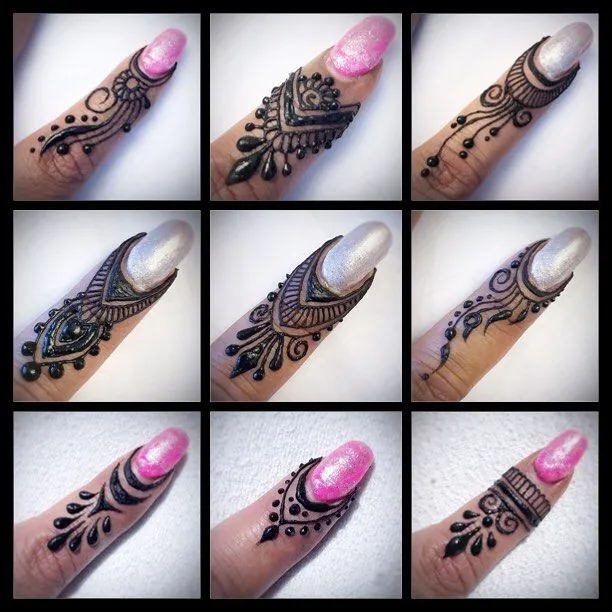 Classic Simple Mehndi Design #182