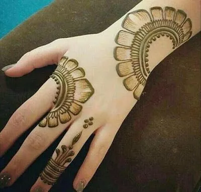 Latest Simple Mehndi Design #185