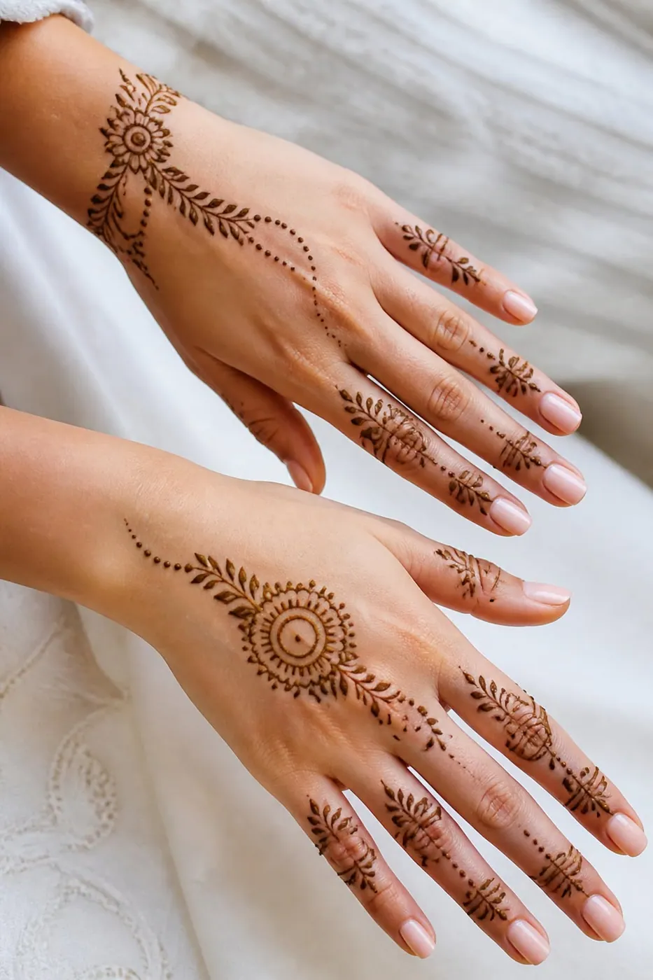 Modern Simple Mehndi Design #21