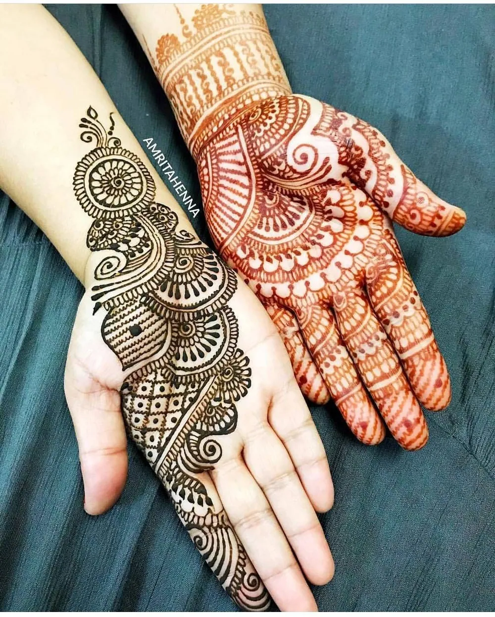 Graceful Simple Mehndi Design #297