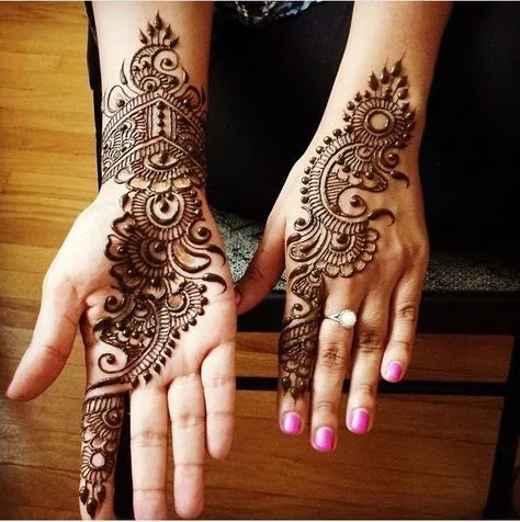Modern Simple Mehndi Design #311