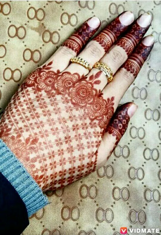 Stylish Simple Mehndi Design #353