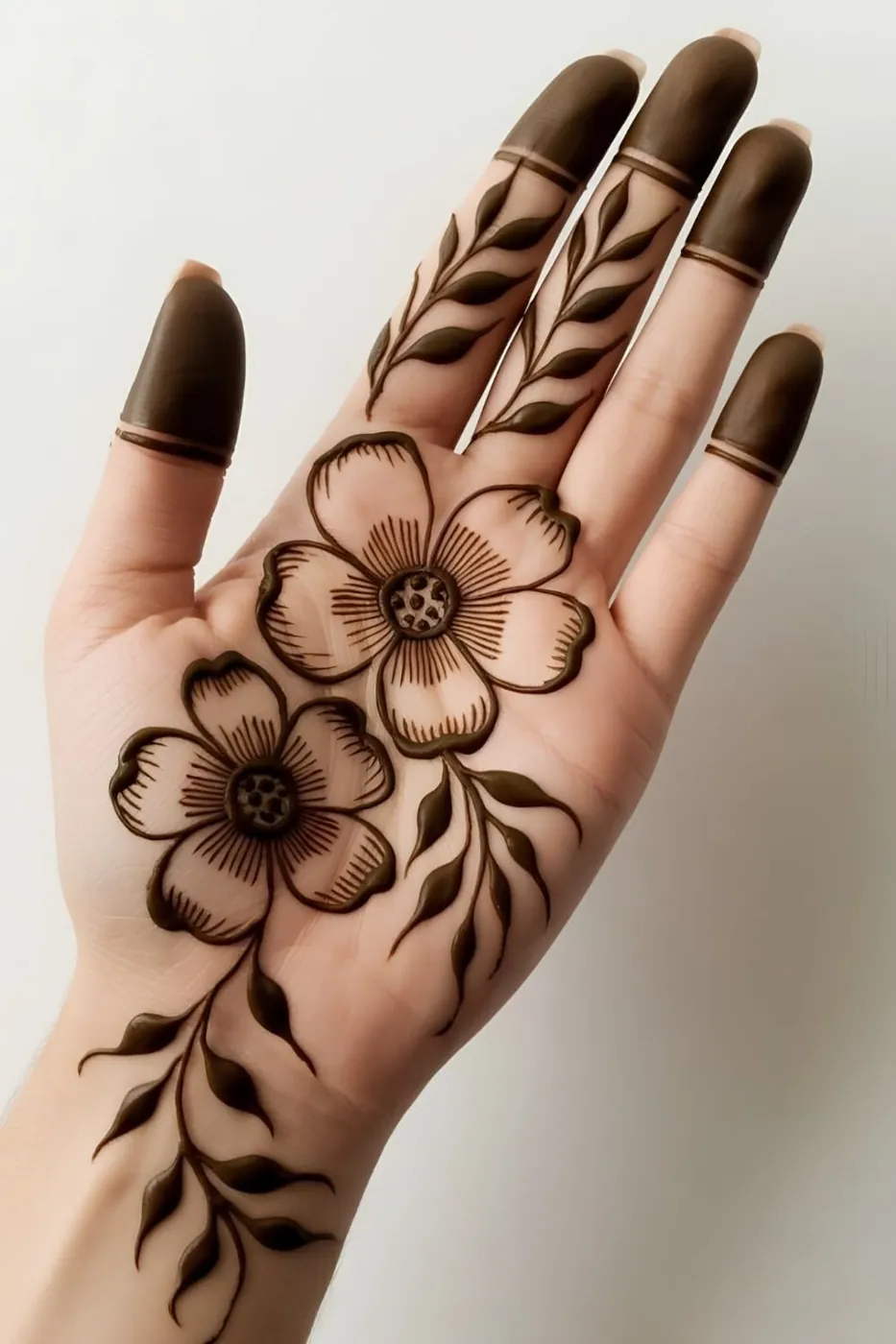 Elegant Simple Mehndi Design #40