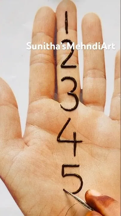 Modern Simple Mehndi Design #51