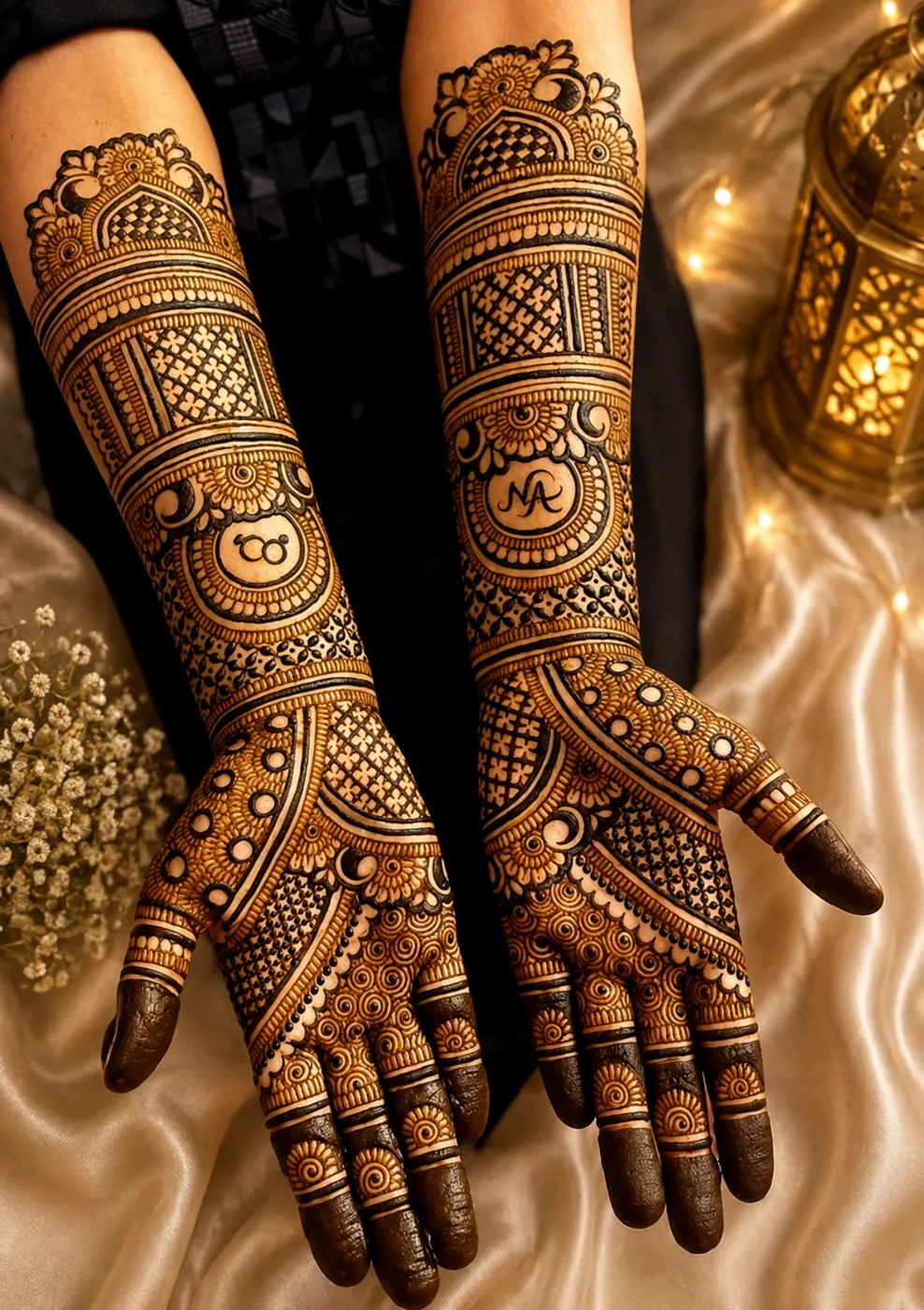 Graceful Simple Mehndi Design #97